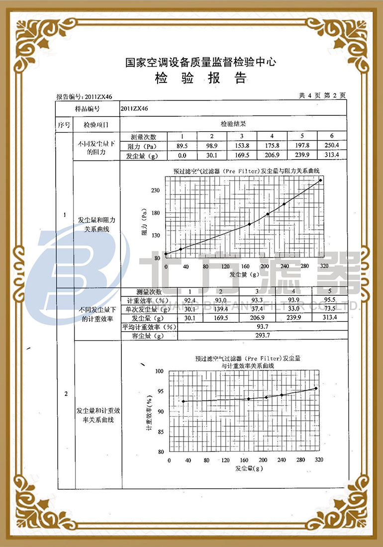 預(yù)過(guò)濾空氣過(guò)濾器檢測(cè)報(bào)告-3